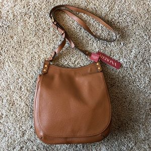 NWT Merona Crossbody w/adjustable strap Butternut